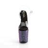 Pleaser - BEJEWELED808MS Ankle strap sandal, Pole dance shoes - Black/Multicolours Product image